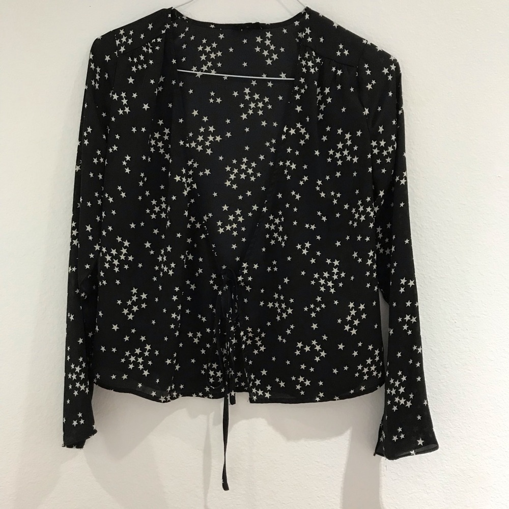 Lovers + Friends silk star top